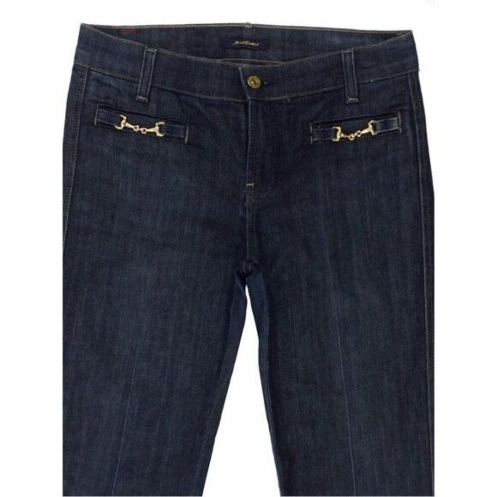 Vintage Y2K 7 For All Mankind Bootcut Low Rise Jeans 28 Streetwear Casual Denim - Picture 2 of 9